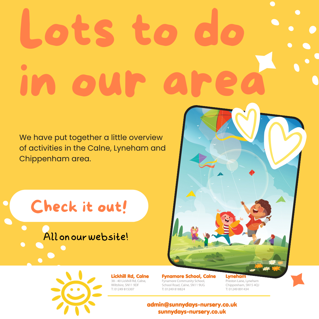 Activities for children in the Calne & Lyneham area this August